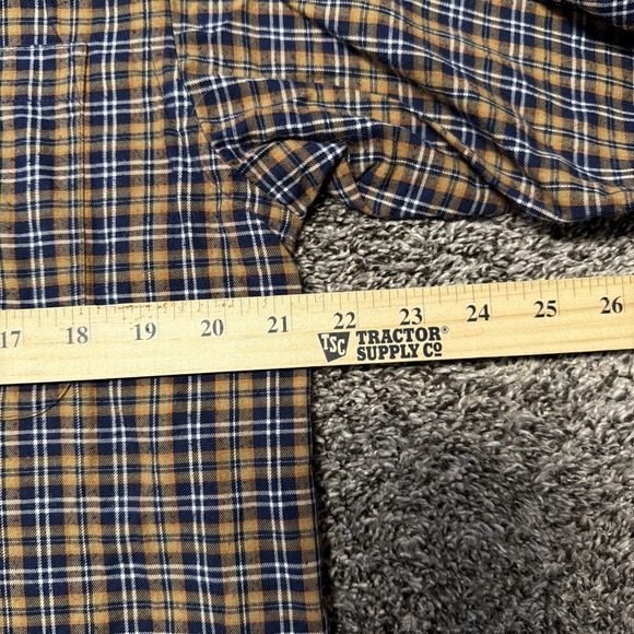 Patagonia Men's 100% Organic Cotton Plaid Long Sleeve Shirt Size Medium - Picture 5 of 5